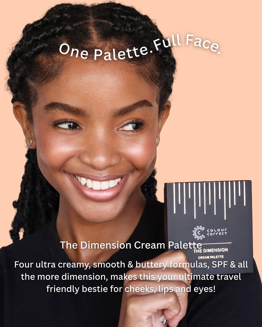 The Dimension cream palette (Classic / Sunset)