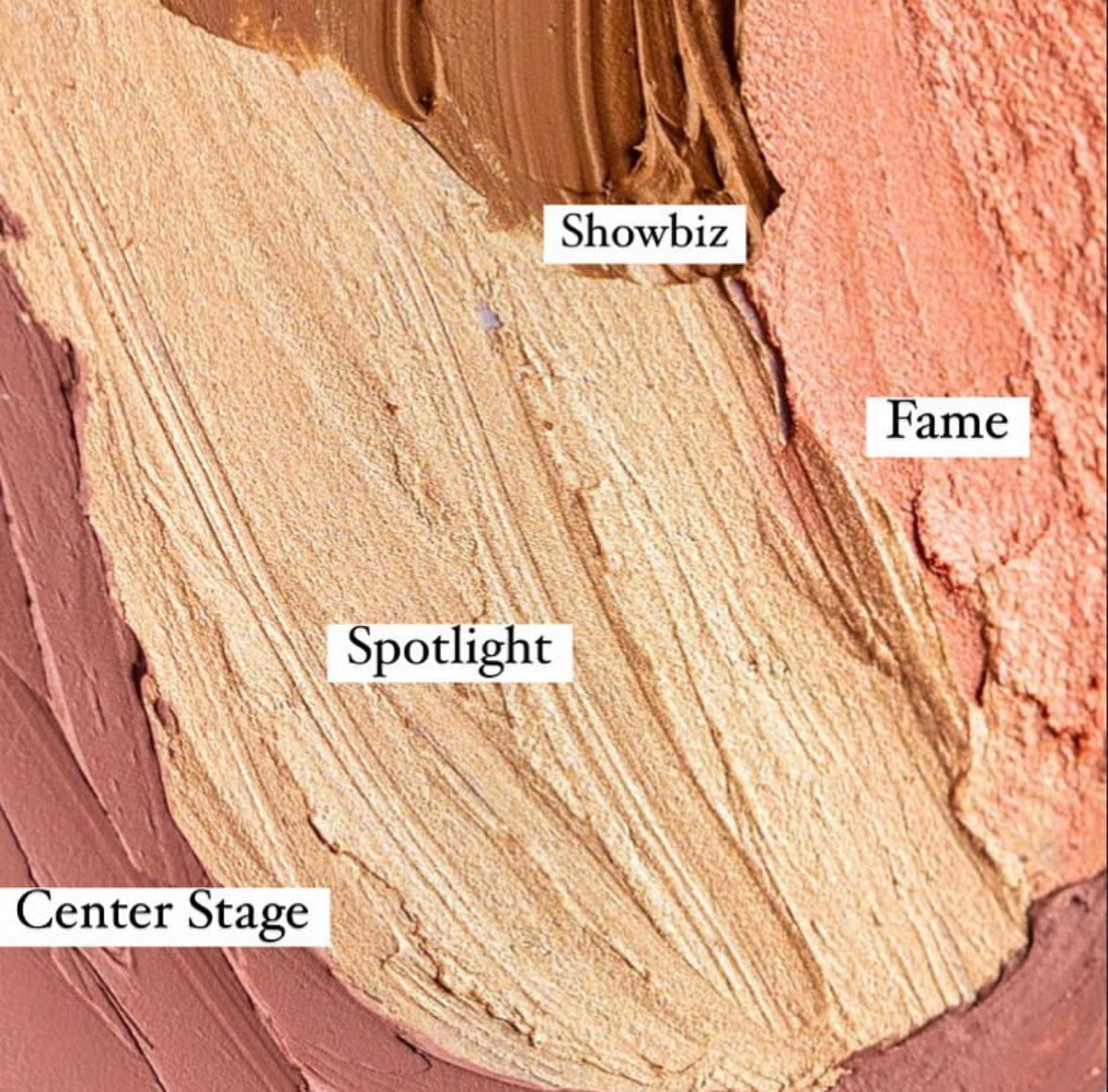 The Dimension cream palette (Classic / Sunset)