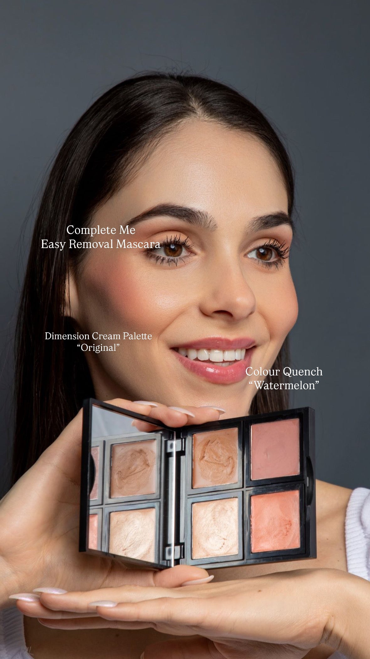 The Dimension cream palette (Classic / Sunset)